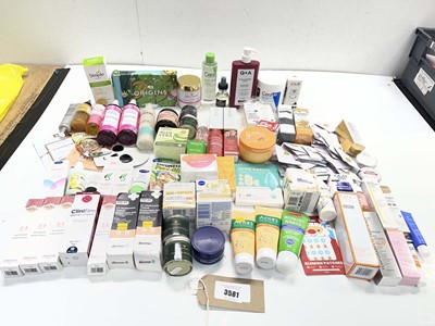 Lot 3581 - Large selection of various skincare products