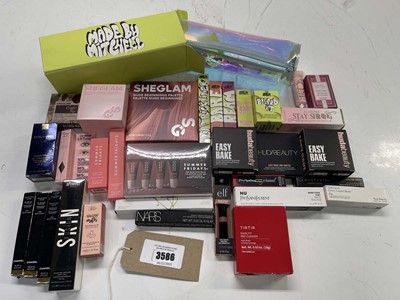 Lot 3586 - Selection of makeup to include Made by...
