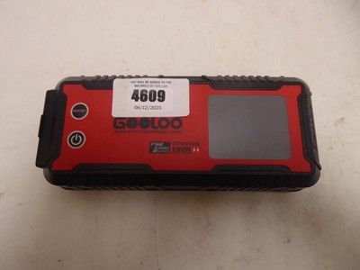 Lot 4609 - Gooloo jump starter power pack