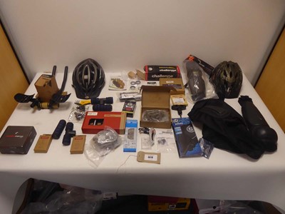 Lot 4618 - Selection of bicycle parts and accessories to...