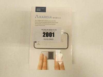 Lot 2001 - *Sealed* Kardia Mobile portable EKG device