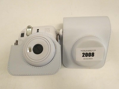 Lot 2008 - Instax Mini 12 instant camera with case