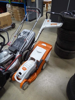 Lot 4067 - Stihl RMA 339C cordless mower with box. No...