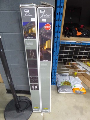 Lot 4080 - Belavi LED garden parasol