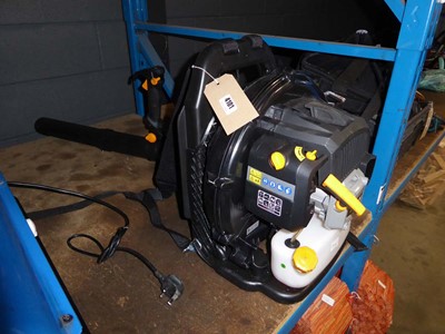 Lot 4101 - Titan petrol backpack leaf blower
