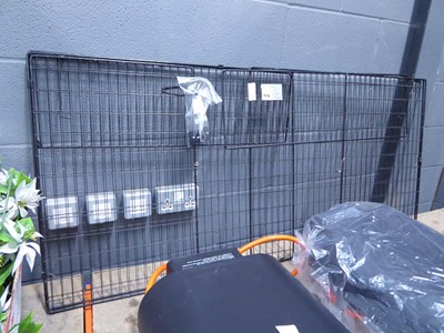 Lot 4114 - Fold up metal dog guard
