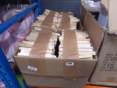 Lot 4118 - Three boxes containing a quantity of kindling
