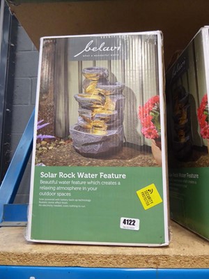 Lot 4122 - Belavi solar rock water feature