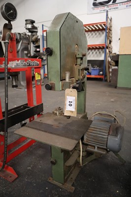 Lot 10 - Caber 12" vertical bandsaw, single phase electric