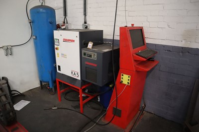 Lot 34 - Champion model KA5 packaged air compressor,...