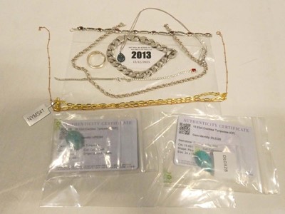 Lot 2013 - Selection of 925 and white / gold tone jewellery