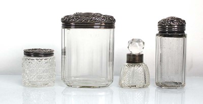 Lot 220 - A group of four early 20th century silver...