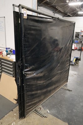Lot 62 - 6x metal framed welding screens