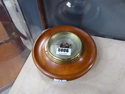 Lot 5006 - A mahogany cased wall barometer