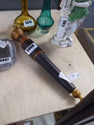 Lot 5008 - Turned and painted tipstaff