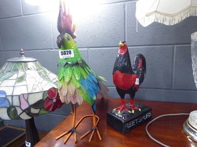 Lot 5020 - Fleetspurs door stop modelled with a cockerel...