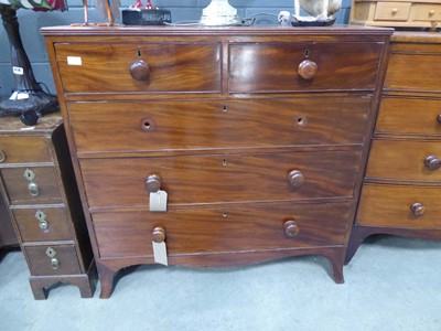 Lot 5022 - Victorian mahogany chest of drawers