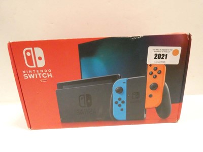 Lot 2021 - Nintendo Switch, boxed