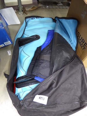Lot 4223 - Wow speed paddleboard in black and blue case