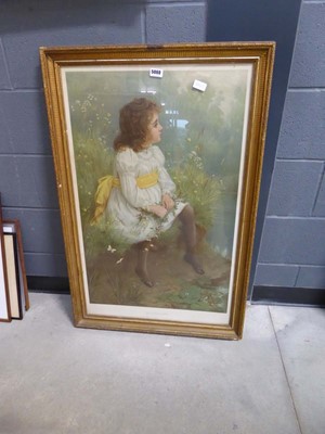 Lot 5060 - Framed and glazed Pears print "Buttercups"