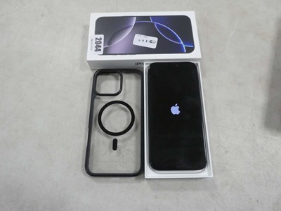 Lot 2044 - Boxed Apple iPhone 16 Pro Max, 256GB, MYWV 3QN/A