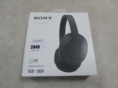 Lot 2045 - Boxed pair of Sony WHCH720N noise cancelling...