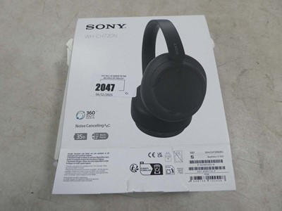 Lot 2047 - Boxed pair of Sony WHCH720N noise cancelling...