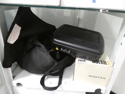 Lot 2050 - Pair of in car DVD players, Canon Sure Shot...