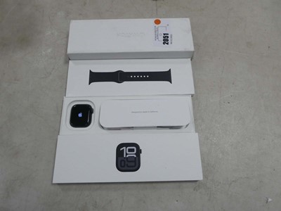 Lot 2051 - Apple watch series 10, 42mm, jet black, model...