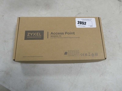 Lot 2052 - Zyxel WX5600T0 dual band wireless AX6000GB...