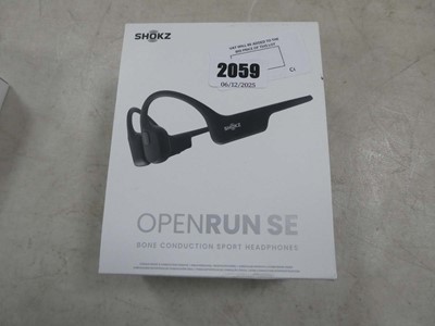 Lot 2059 - Boxed pair of Shokz open run SE bone...