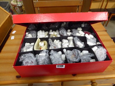 Lot 5140 - Box containing Danbury Mint collectable...