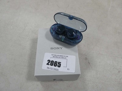 Lot 2065 - Pair of Sony noise cancelling ear buds, boxed