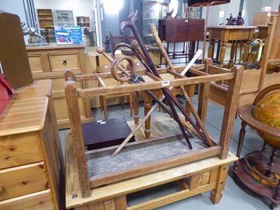 Lot 5142 - Stick stand containing selection of walking...