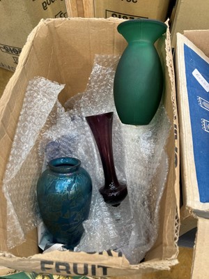 Lot 5144 - 2 boxes containing quantity of glassware and...