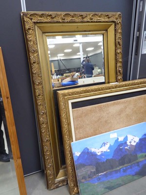 Lot 5086 - Rectangular gilt framed mirror in Rococo...