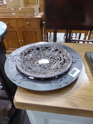 Lot 5097 - Newlyn School style charger decorated in the...