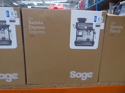 Lot 3002 - Sage Barista Express coffee machine