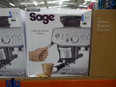 Lot 3004 - Sage Barista Express coffee machine