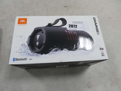 Lot 2072 - Boxed JBL Harman charge 6 bluetooth speaker