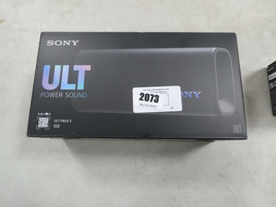 Lot 2073 - Sony ULT field 3 portable bluetooth speaker,...