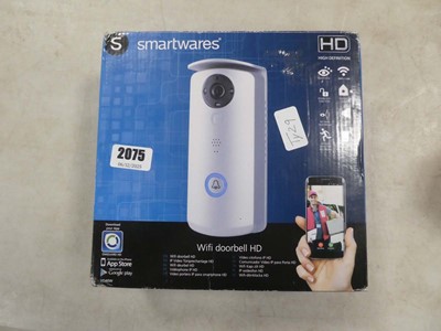 Lot 2075 - Boxed Smart Wares WiFi doorbell
