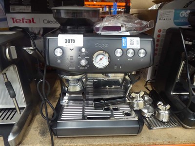 Lot 3015 - Unboxed Sage Barista Express Impress coffee...