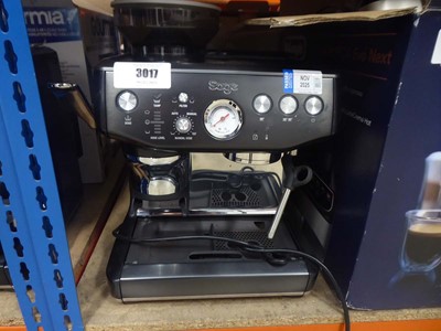 Lot 3017 - Sage Barista coffee machine, unboxed