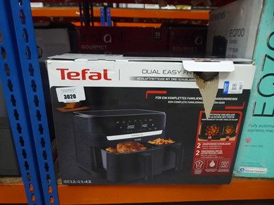 Lot 3020 - Tefal Dual Easy air fryer