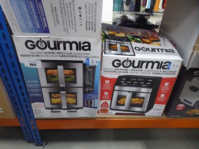Lot 3037 - Gourmia dual basket air fryer
