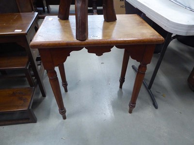 Lot 5214 - Late Victorian oak side table