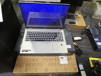 Lot 2093 - MSI Prestige A16 AI plus A3HMG laptop with AMD...