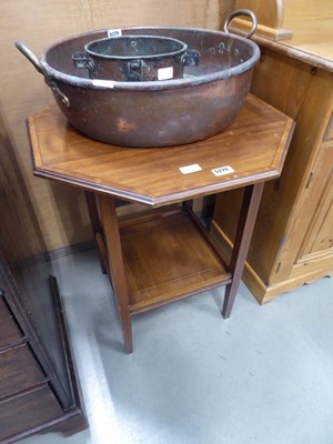 Lot 5226 - Edwardian octagonal two tier side table