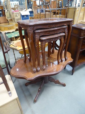 Lot 5176 - Nest of 3 Italian side tables